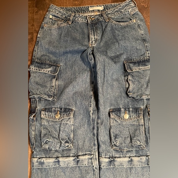 Denim Cargos - Sz 7 - Picture 3 of 5